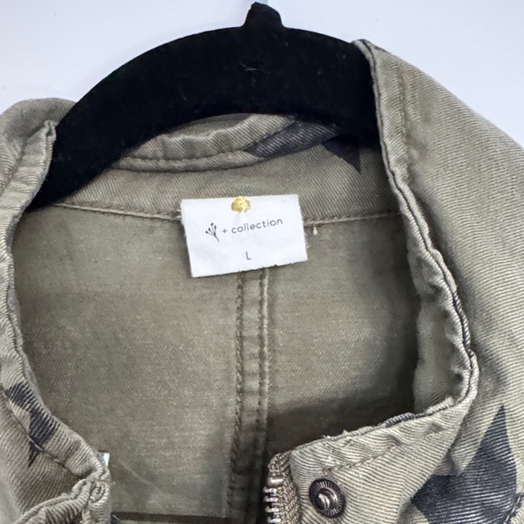 Collection B Olive Star Utility Jacket - Picture 2 of 2